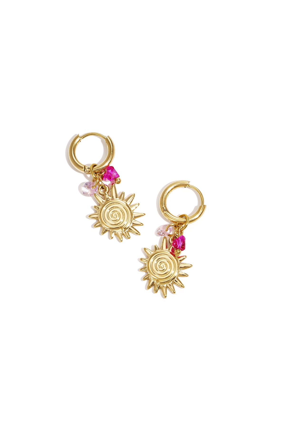 Stainless Steel Drop Earrings sun Casual Daily Simple Series Women's jewelry