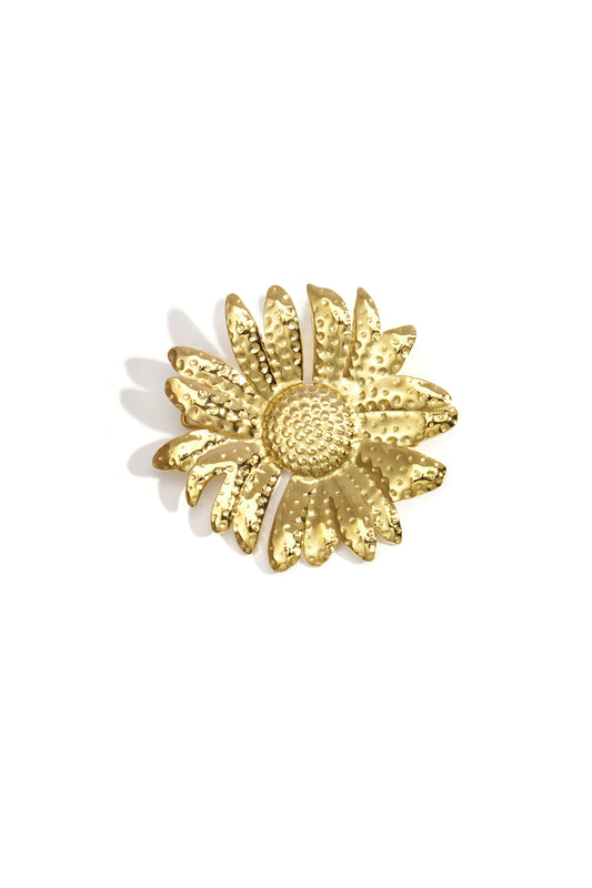 Stainless Steel Brooches Flower Casual Daily Simple Series Women's jewelry