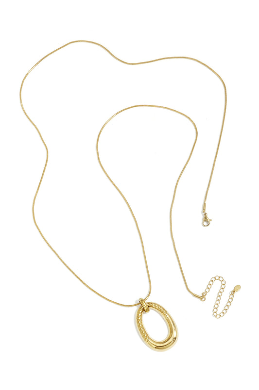 Stainless Steel Long Necklaces irregular shape Simple Daily Simple Series Women's jewelry