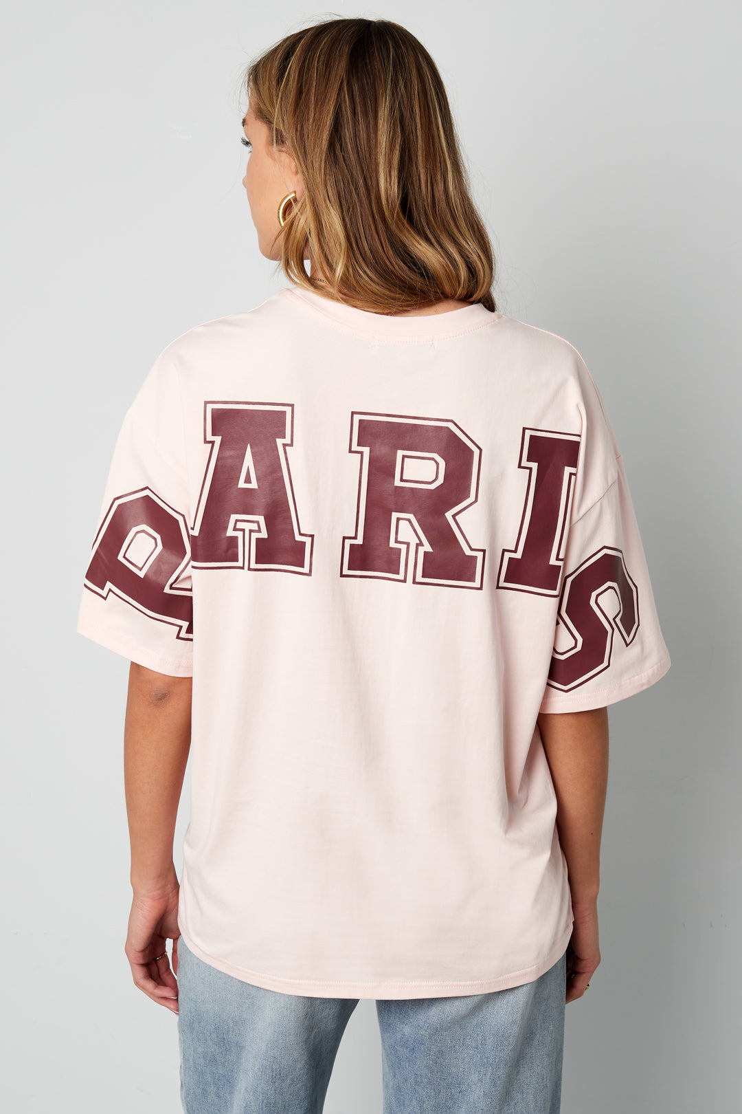 Cotton Women's T-shirt Casual Letters