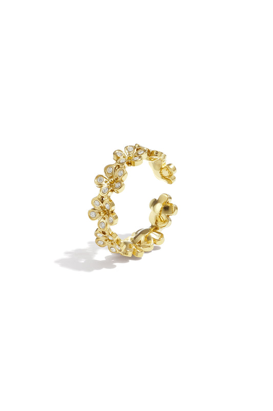 Stainless Steel Minimalist Rings Flower Casual Daily Simple Series Women's jewelry