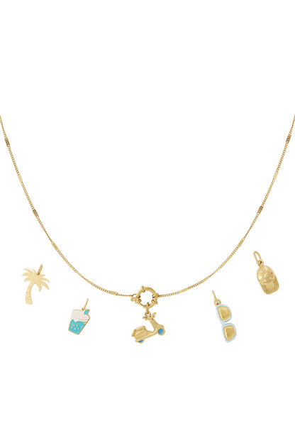 Scooter DIY necklace