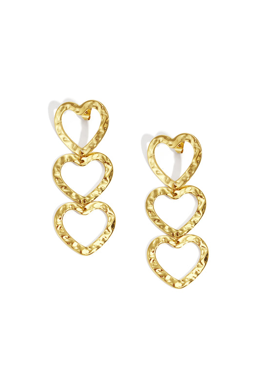 Stainless Steel Dangle Earrings Heart Casual Daily Simple Series Women's jewelry