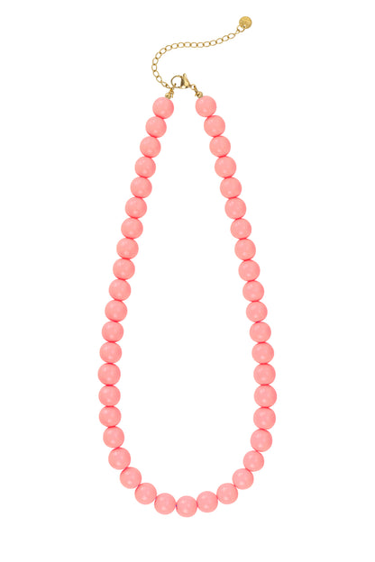 Bold beaded necklace 10mm