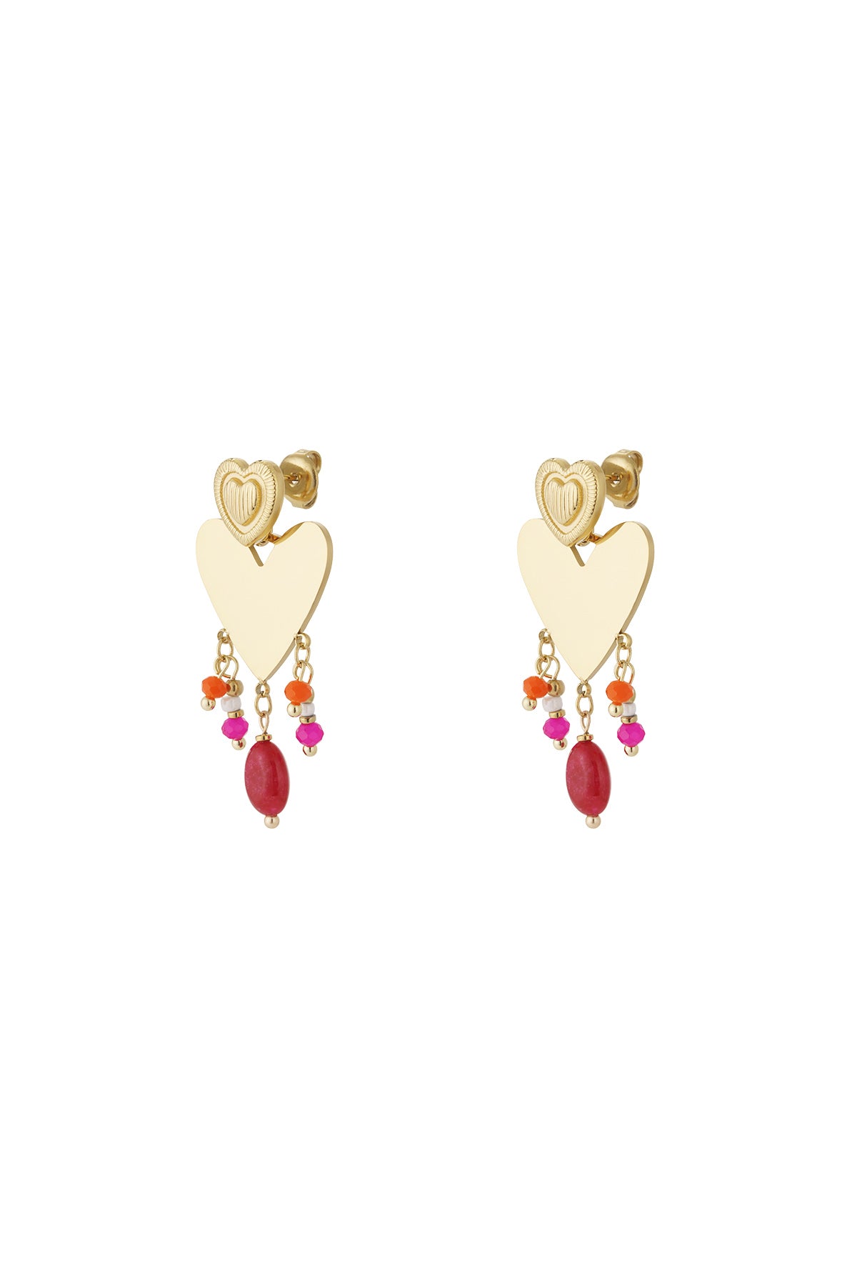 Heart drop Earrings