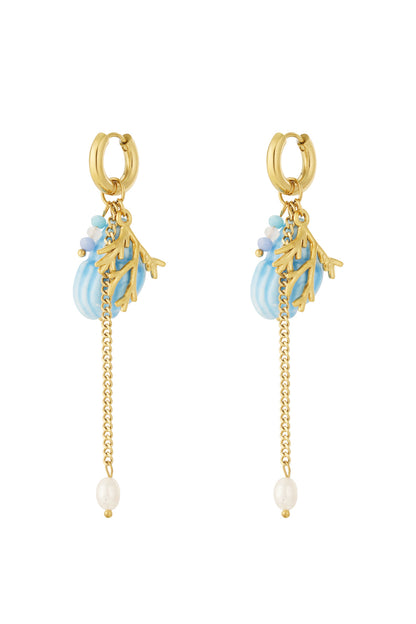 Coral vibes earrings