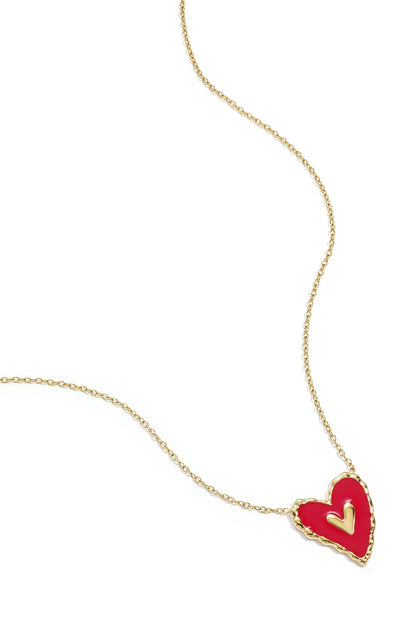 Stainless Steel Pendant necklaces Heart Sweet Valentine's Day Romantic Series Women's jewelry