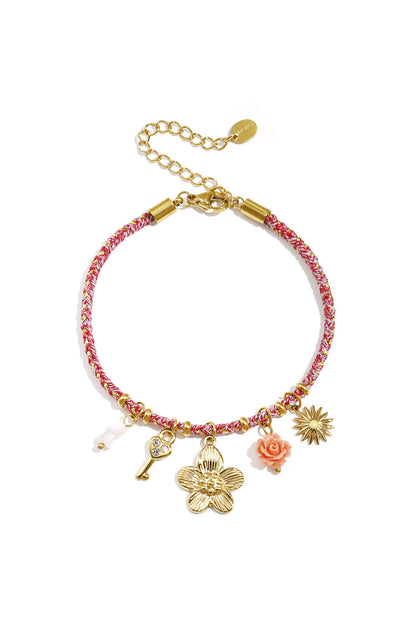 Stainless Steel Charm Bracelets key Bohemian Daily Romantic Series Women's jewelry