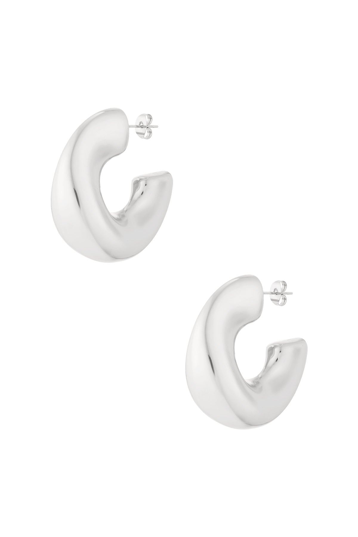 Make a Statement hoop earrings