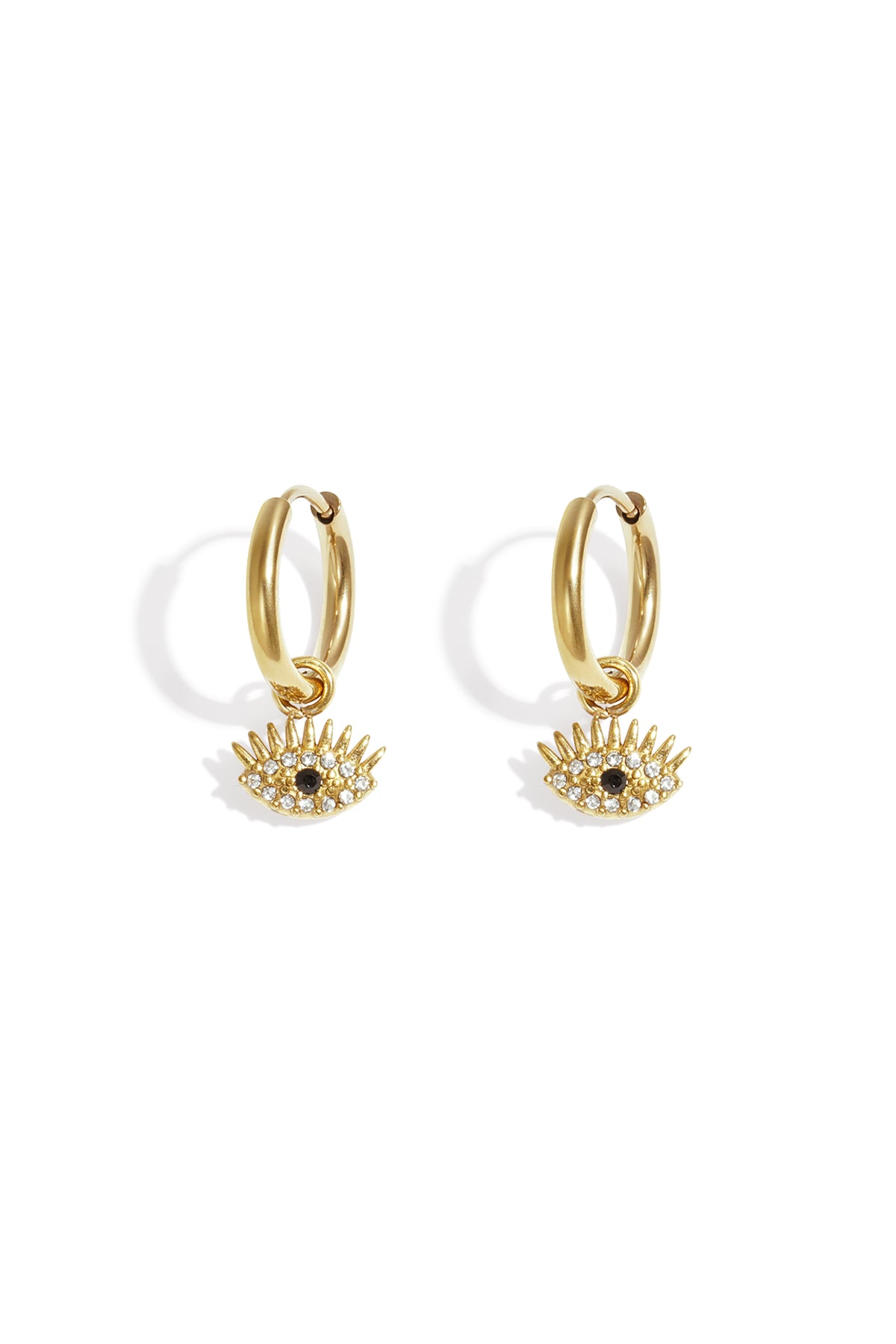 Stainless Steel Drop Earrings Devil's eye Casual Daily Simple Series Women's jewelry