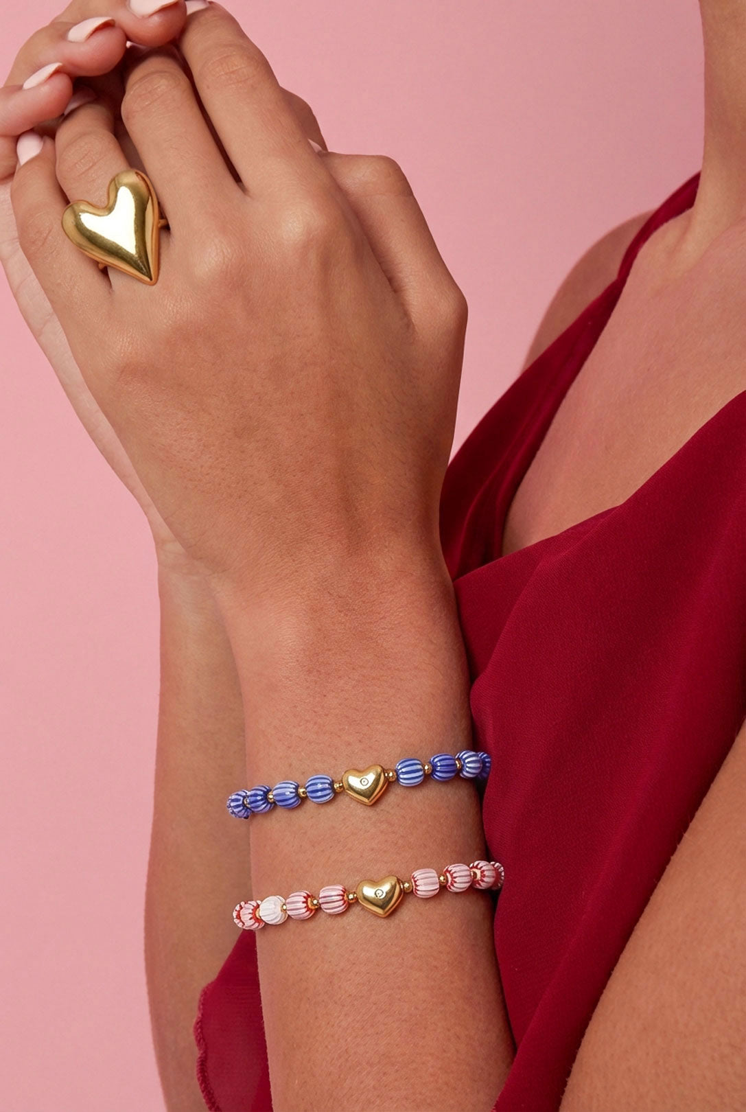 Stainless Steel Beaded Bracelets Beads Sweet Daily Romantic Series Women's jewelry