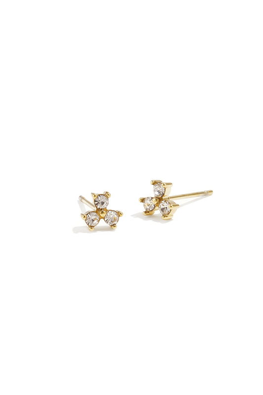 Stainless Steel Stud Earrings Polka Dots Simple Daily Simple Series Women's jewelry