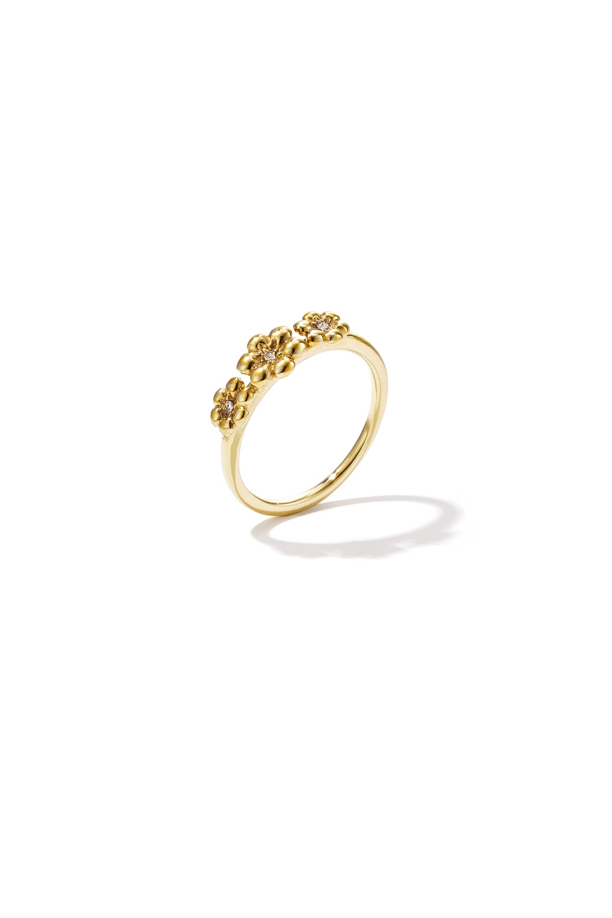 Stainless Steel Minimalist Rings Flower Simple Daily Simple Series Women's jewelry