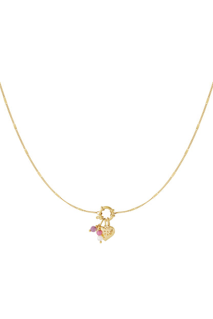 Mini heart DIY necklace