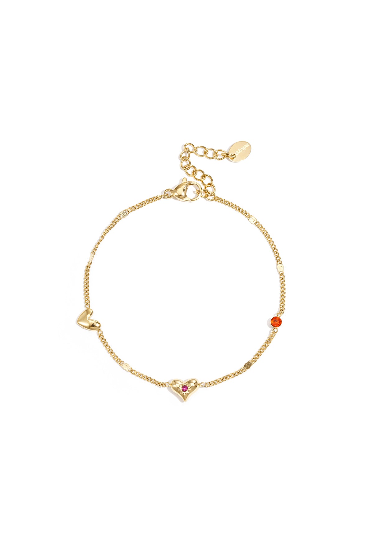 Stainless Steel Charm Bracelets Heart Simple Daily Simple Series Women's jewelry