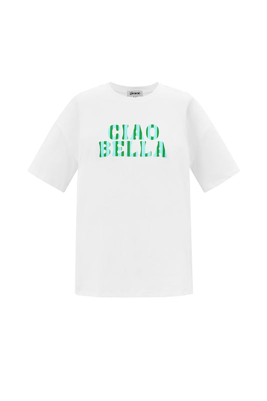 Cotton Women's T-shirt Casual Letters