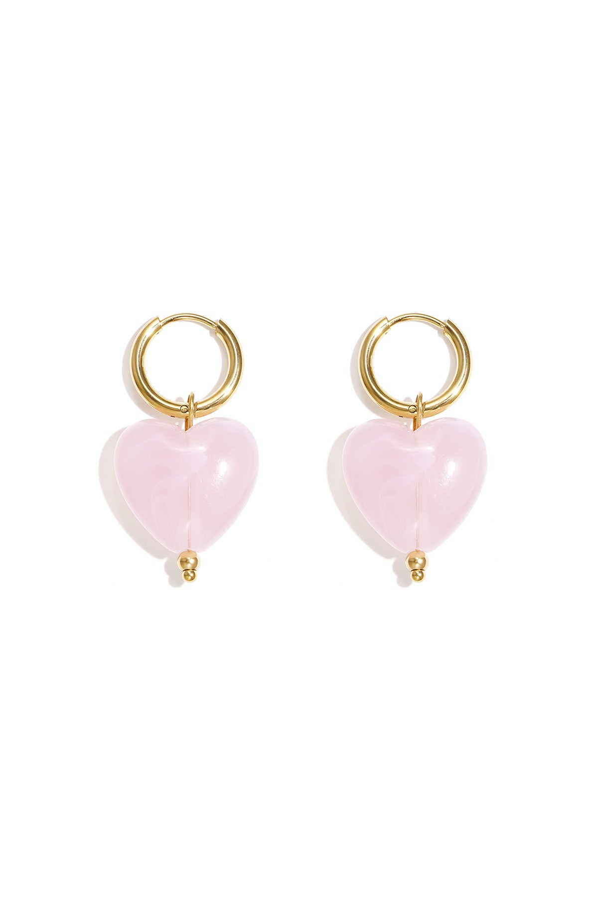 Stainless Steel Drop Earrings Heart Casual Daily Simple Series Women's jewelry