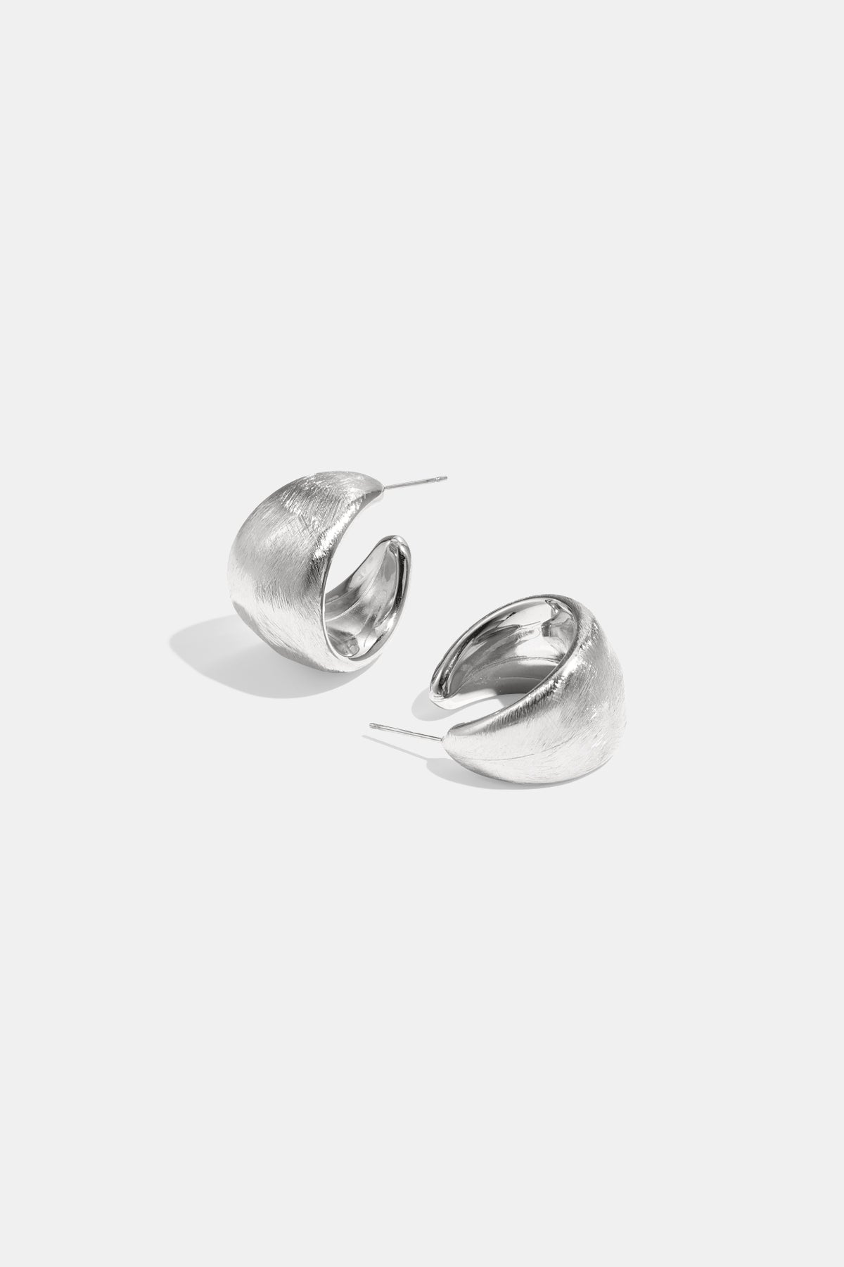 Stainless Steel Hoop Earrings circle Casual Daily Simple Series Women's jewelry
