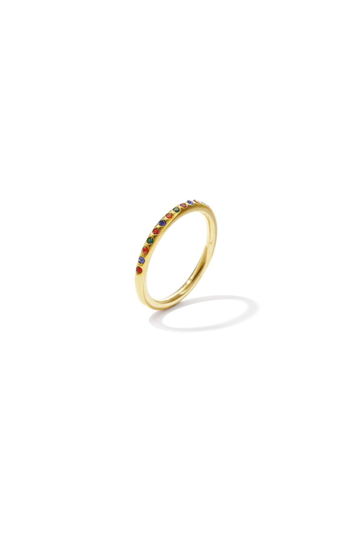 Minimalist ring with stones
