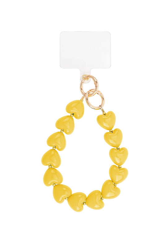 Classy heart phone cord