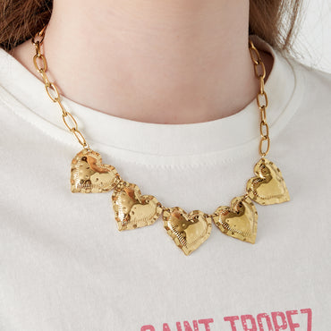 5 Hearts Necklace
