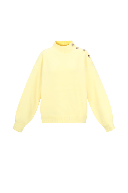 Knitted Polyester Fiber Women's Turtleneck Sweater Casual Solid Color