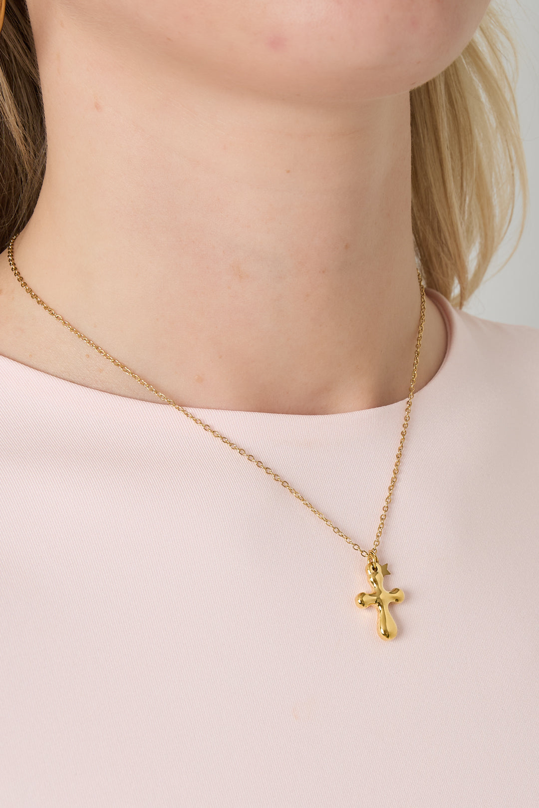   Pendant necklaces Cross Casual Daily Simple Series Women's jewelry