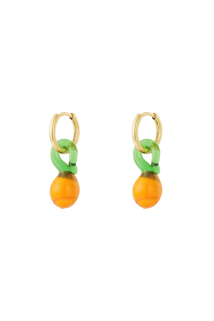 Orange blossom Earrings