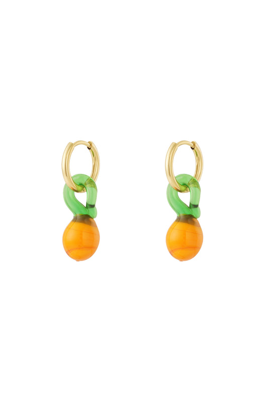 Orange blossom Earrings