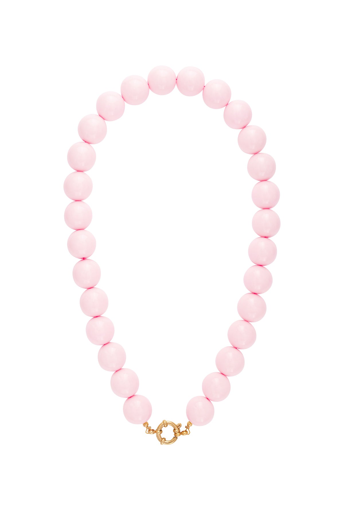 Resin Beaded Necklaces Beads Casual Daily Simple Series Women's jewelry-15mm