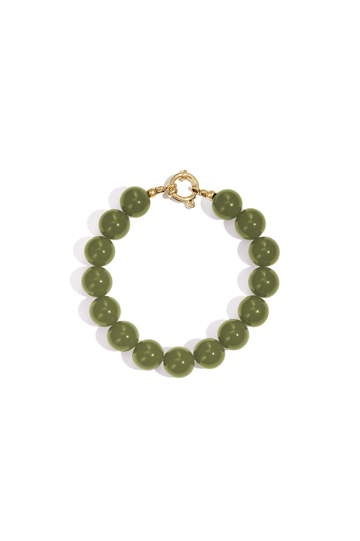 Resin Beaded Bracelets Beads DIY Daily Simple Series Women's jewelry-12mm