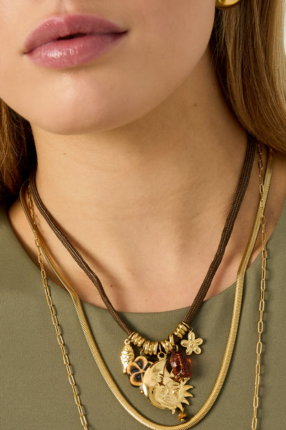 Rope Pendant necklaces sun Daily Romantic Series Women's jewelry