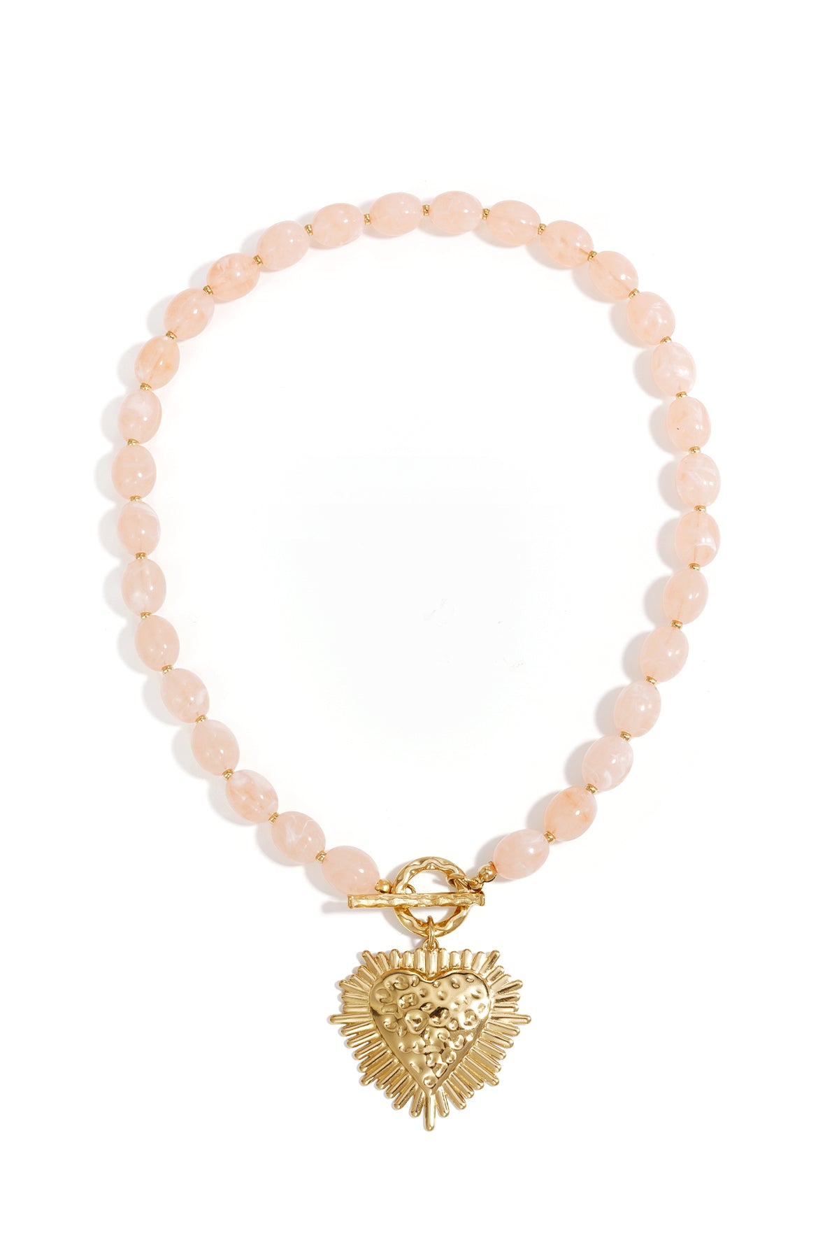 Acrylic Beaded Necklaces Heart Casual Daily Simple Series Women's jewelry