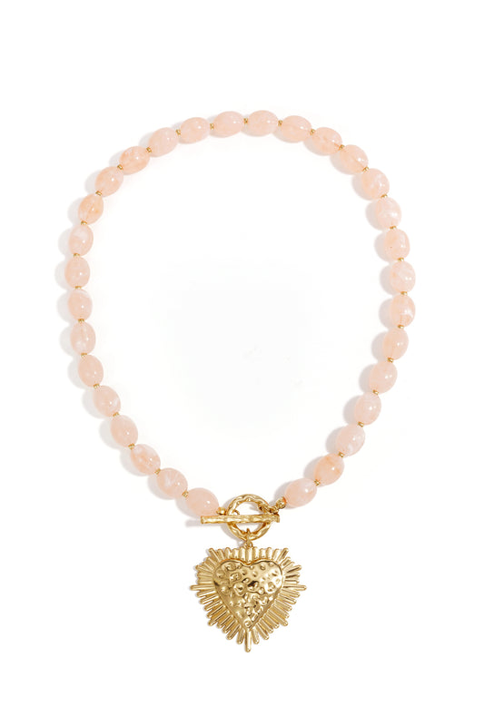 Acrylic Beaded Necklaces Heart Casual Daily Simple Series Women's jewelry