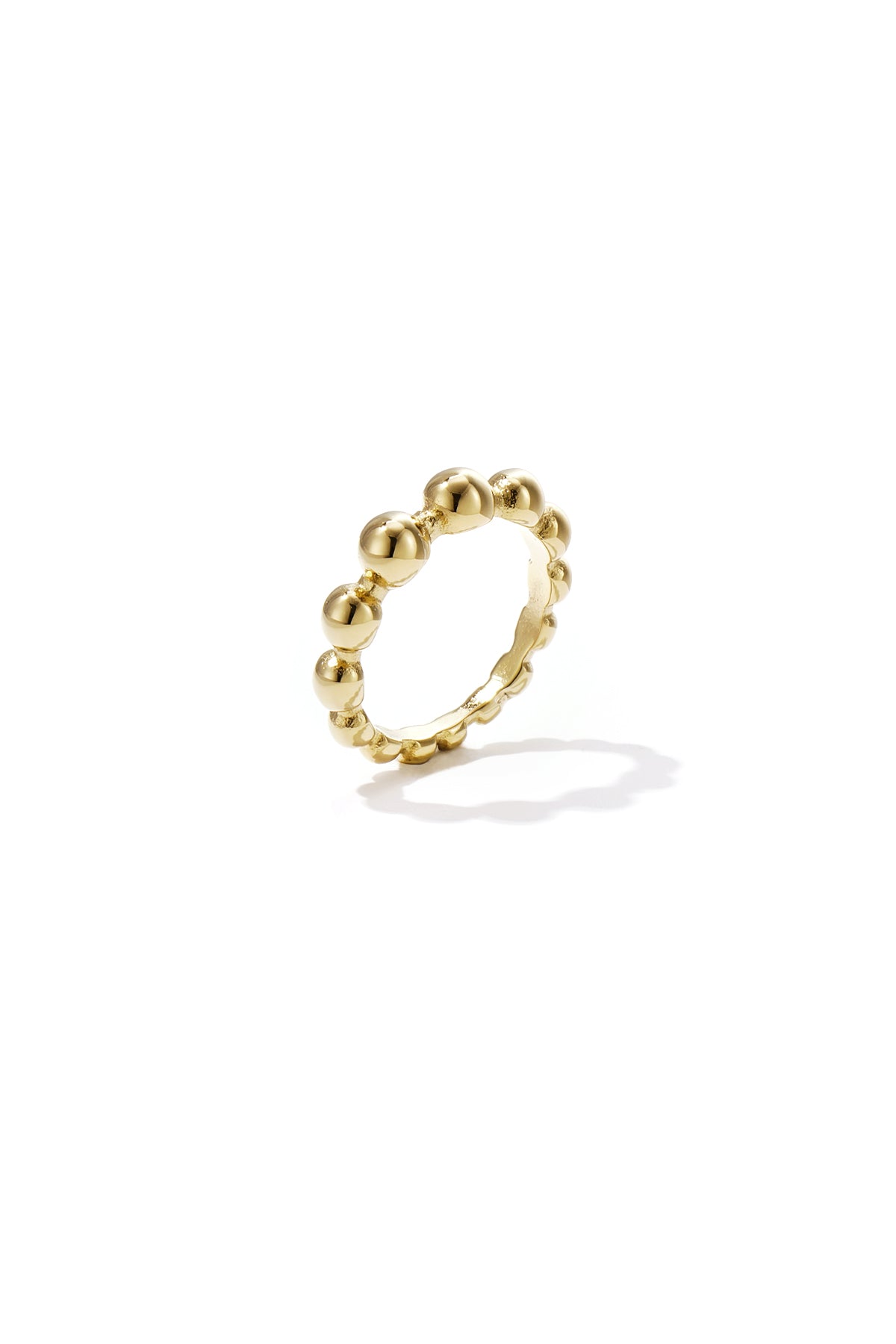 Stainless Steel Minimalist Rings Polka Dots Simple Daily Simple Series Women's jewelry