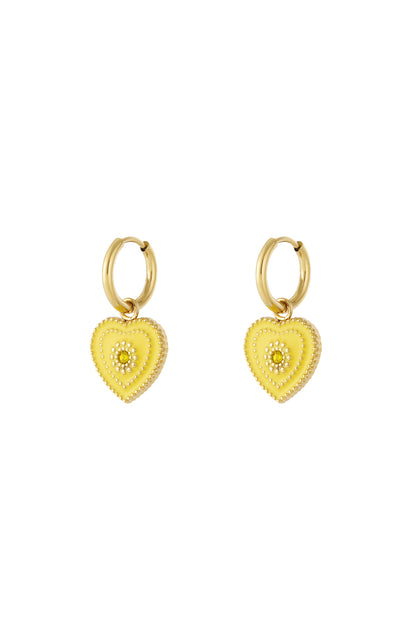 Heartfelt charm Earrings