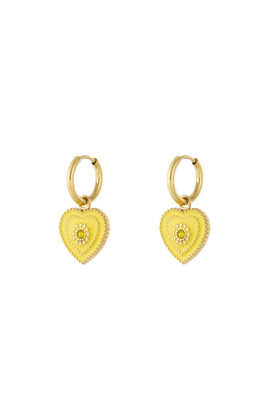 Heartfelt charm Earrings