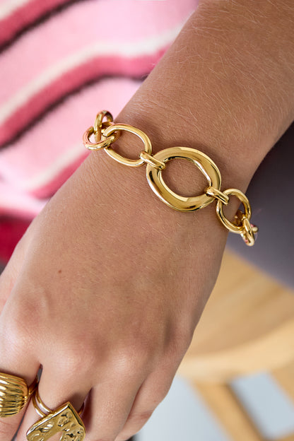 Stainless Steel Chain Bracelets Chain Casual Daily Simple Series Women's jewelry