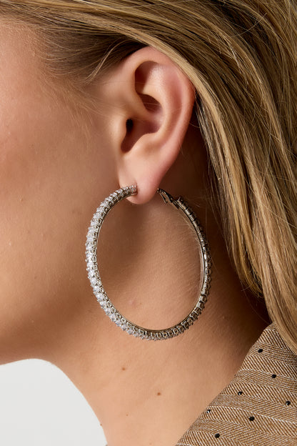 Copper Hoop Earrings Geometric Elegant Christmas Luxurious Series Women's jewelry