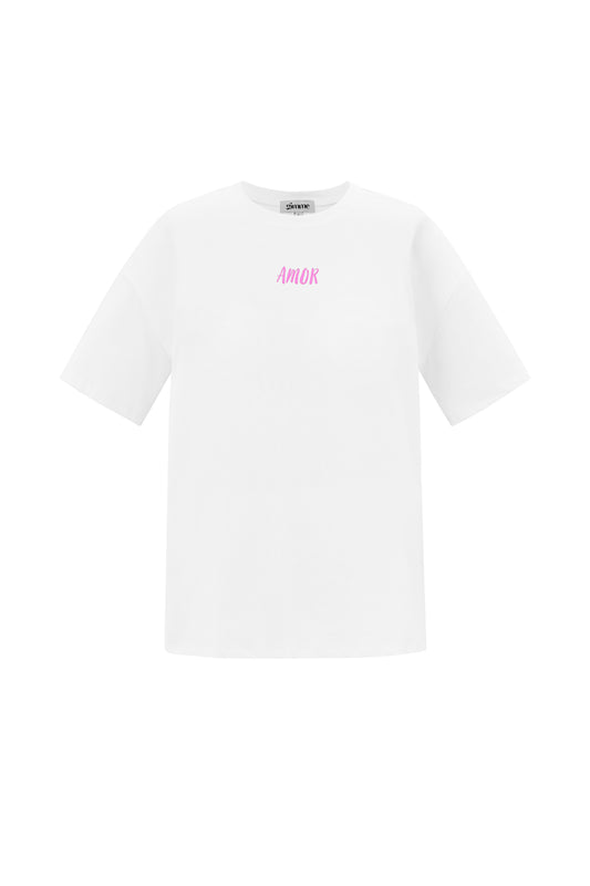 Cotton Knitted Women's T-shirt Casual Letters