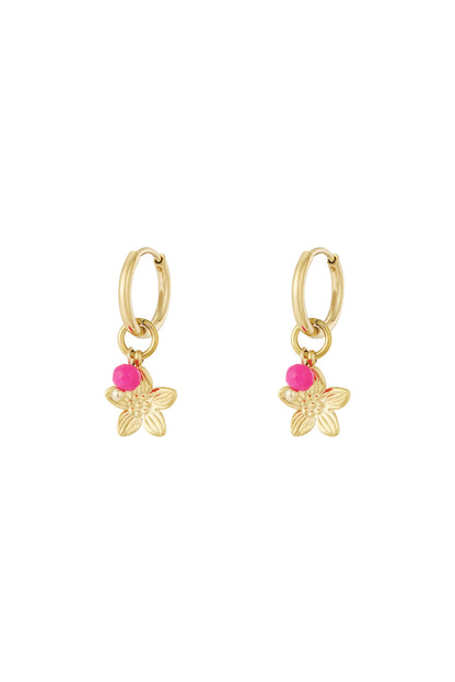 pearl blossom earrings