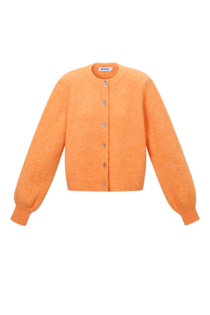 Knitted Polyester Fiber Women's Cardigan Casual Solid Color Fall/Winter