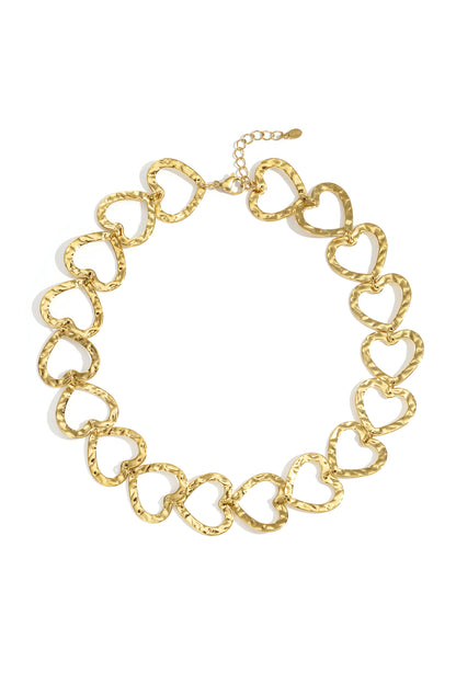 Stainless Steel Chain Necklaces Heart Casual Daily Simple Series Women's jewelry