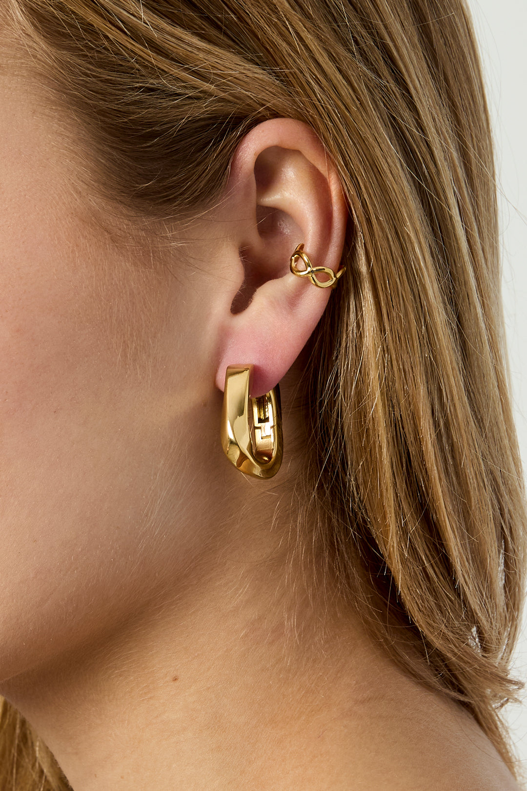 Stainless Steel Ear Cuffs circle Simple Daily Simple Series Women's jewelry