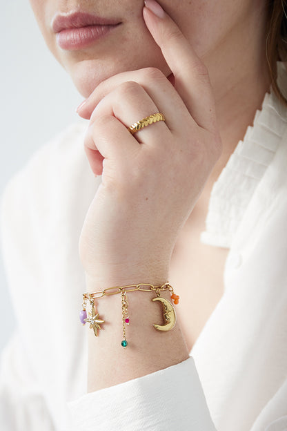 Charm bracelet Moon light