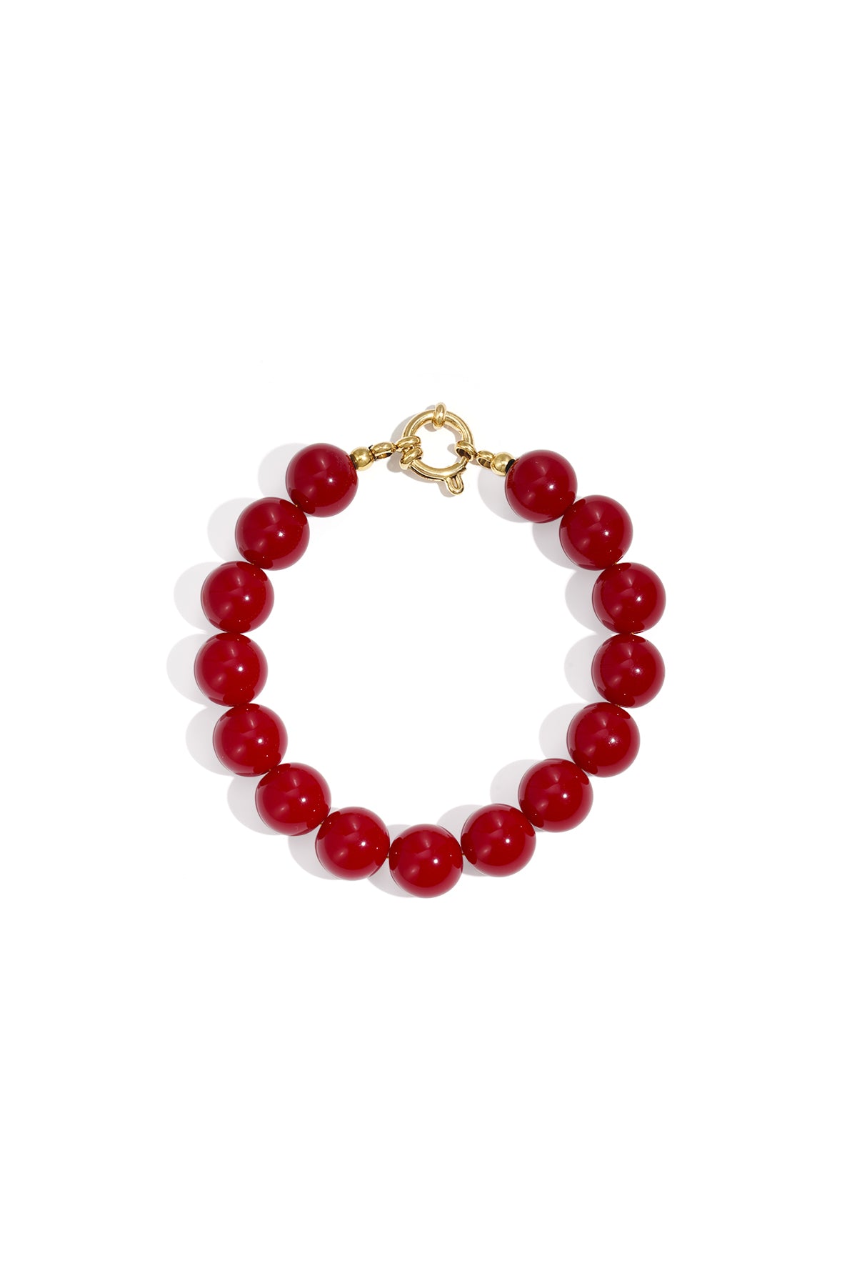 Resin Beaded Bracelets Beads DIY Daily Simple Series Women's jewelry-12mm