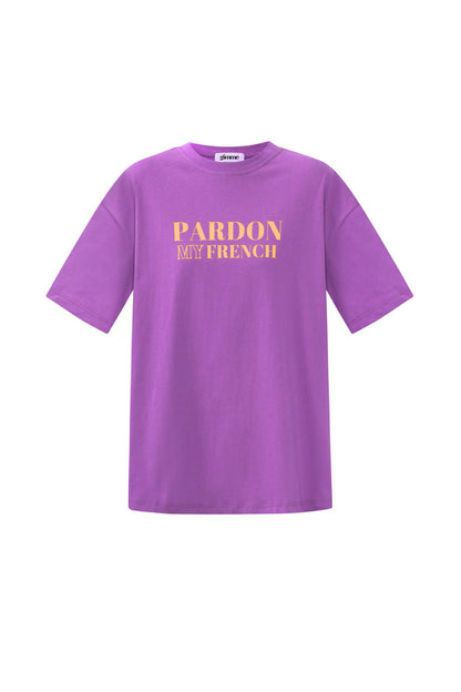 Cotton Women's T-shirt Casual Letters