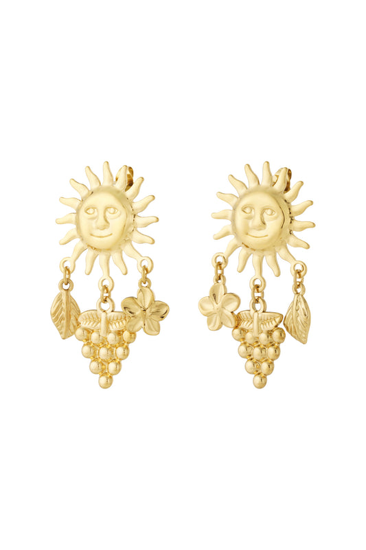 Earrings fruity summer