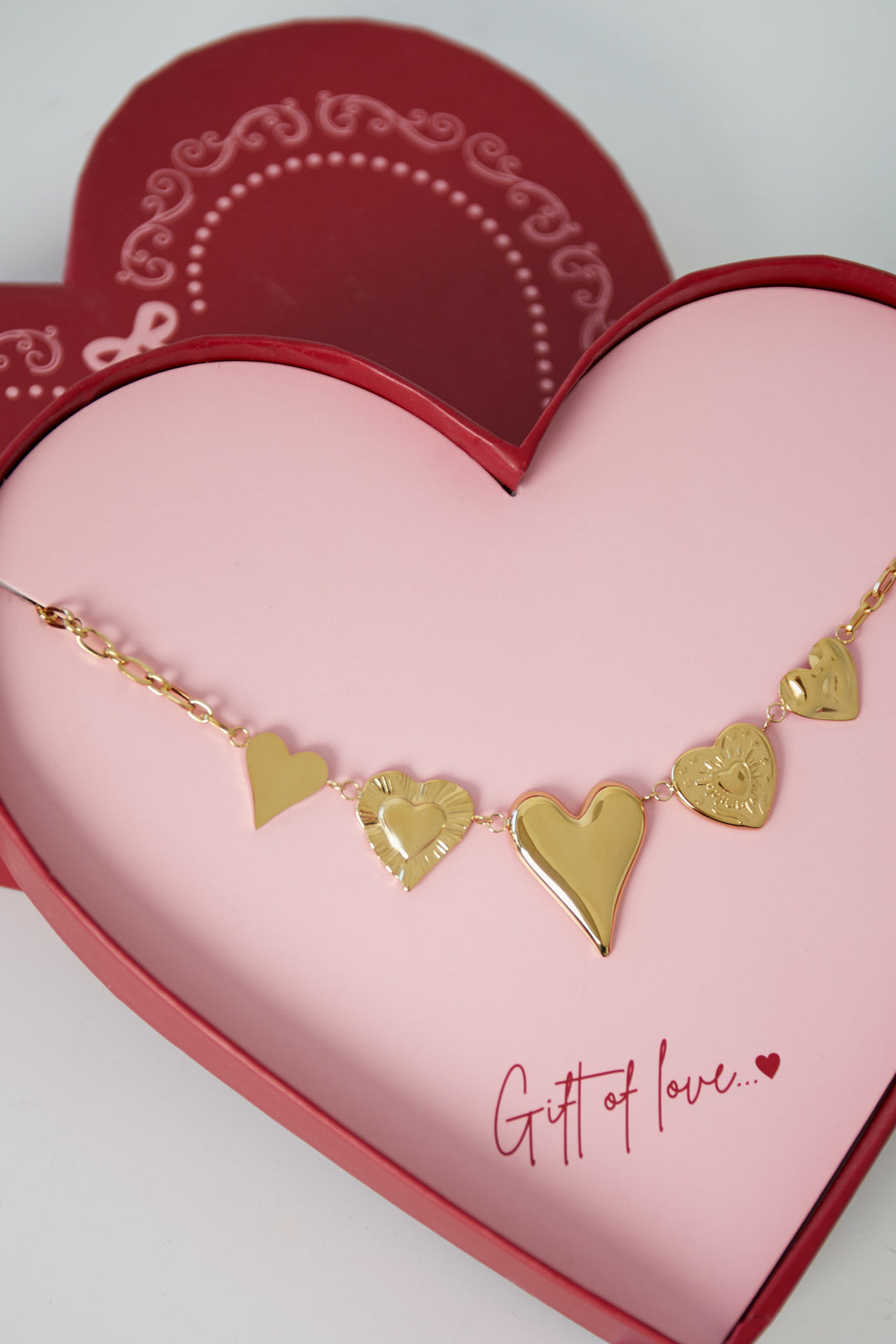 gift of love stainless steel love necklace