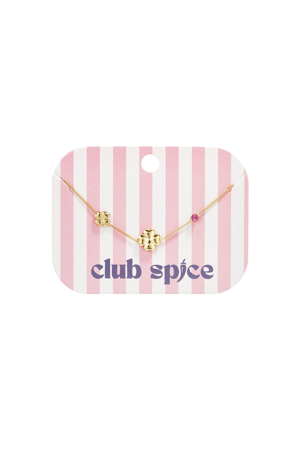 Stainless Steel Charm Bracelets Clover Simple Daily Simple Series Women's jewelry